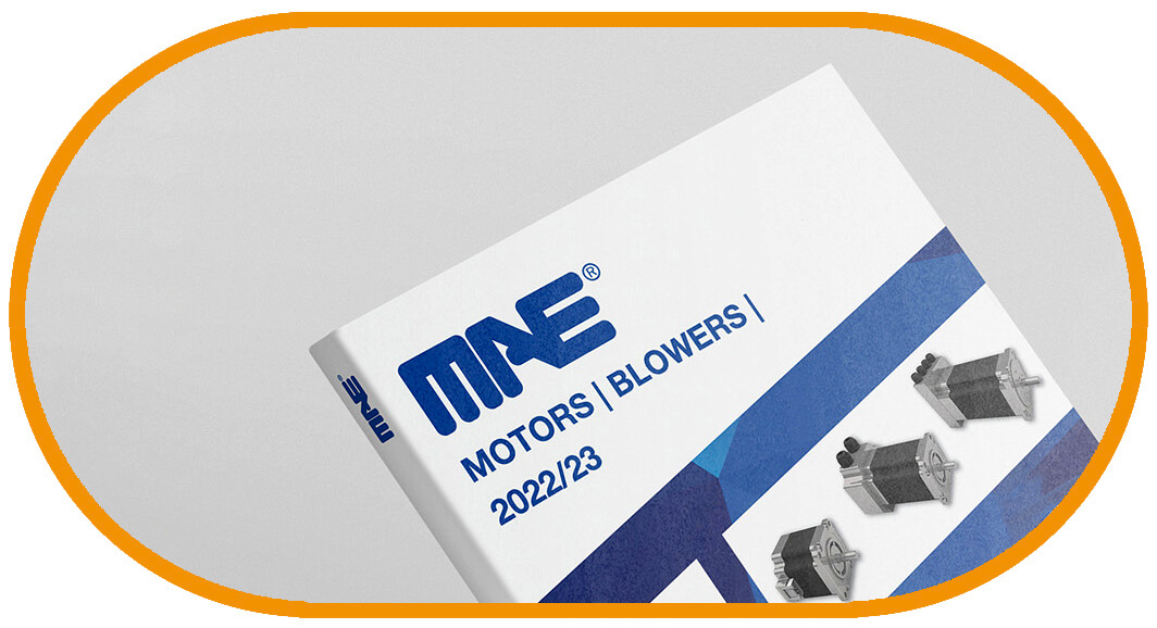 MAE publica el nuevo catálogo de motores DC para este 2022-2023
